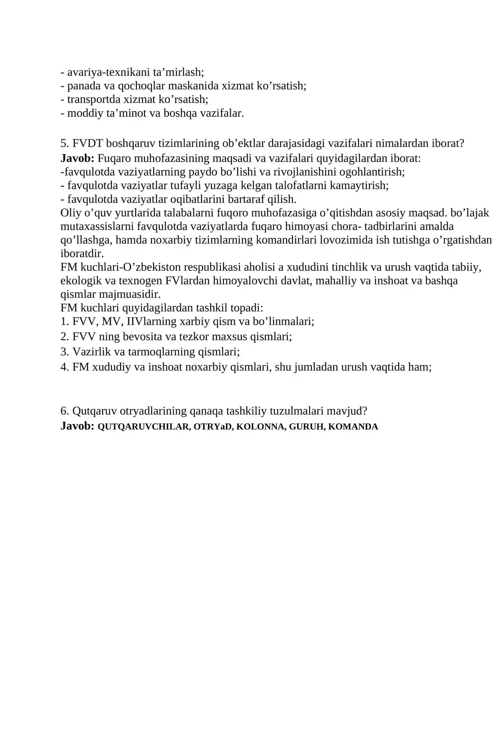 Favqulodda vaziyatlar tarqalish miqyosiga bo'linishi 2