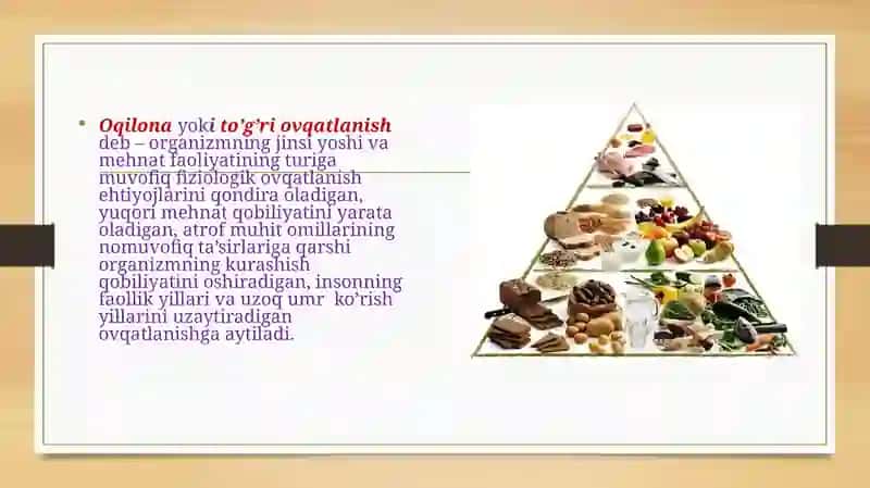 Bemorlarning ovqatlanishi va tashkilotish 2