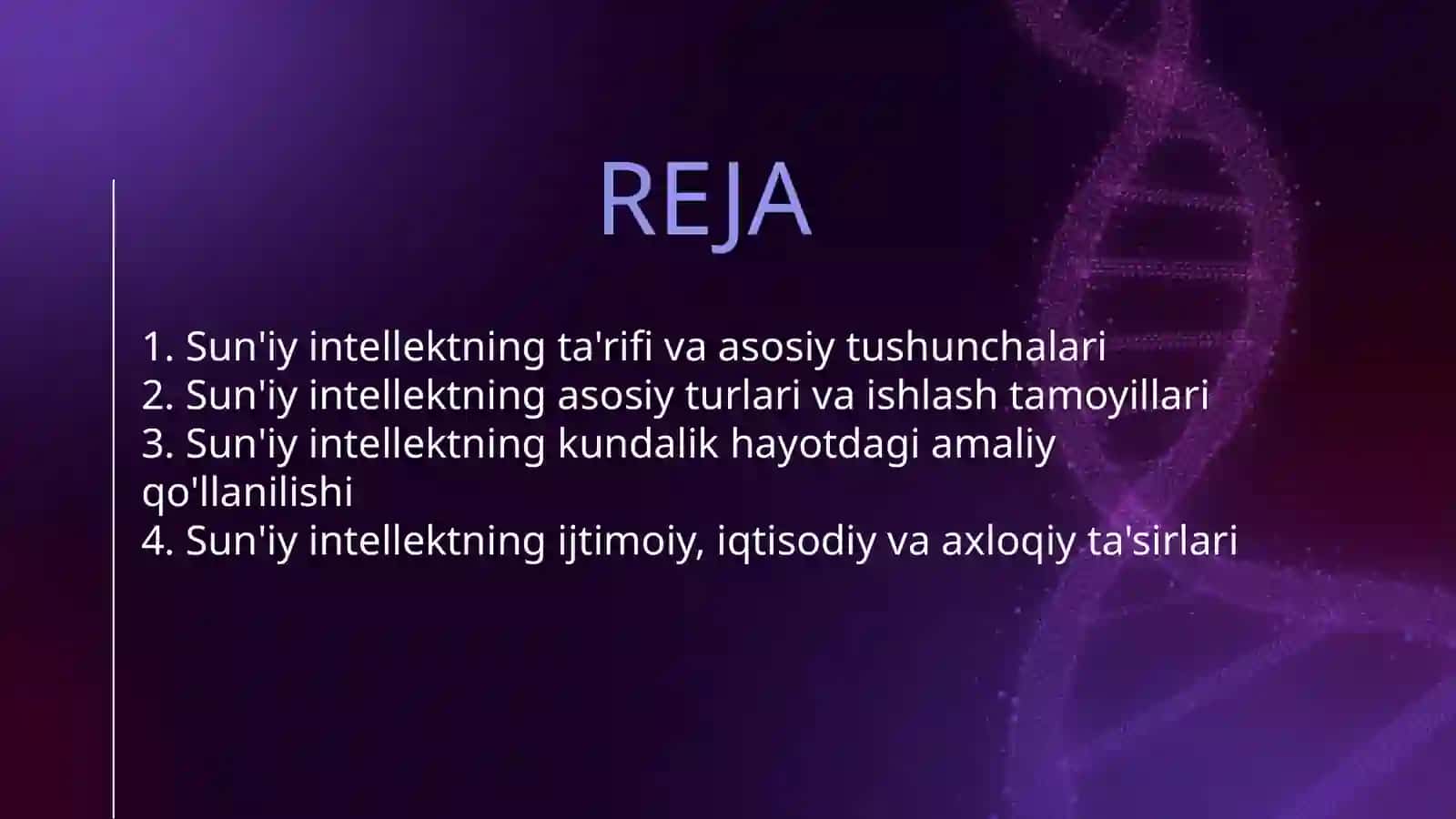 SUN'IY INTELLEKT NIMA 2