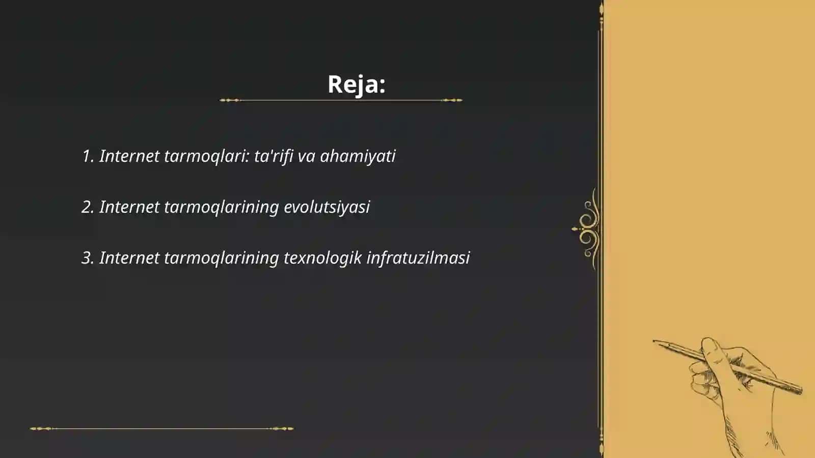 Internet tarmoqlari va uning shakil etilishi 2