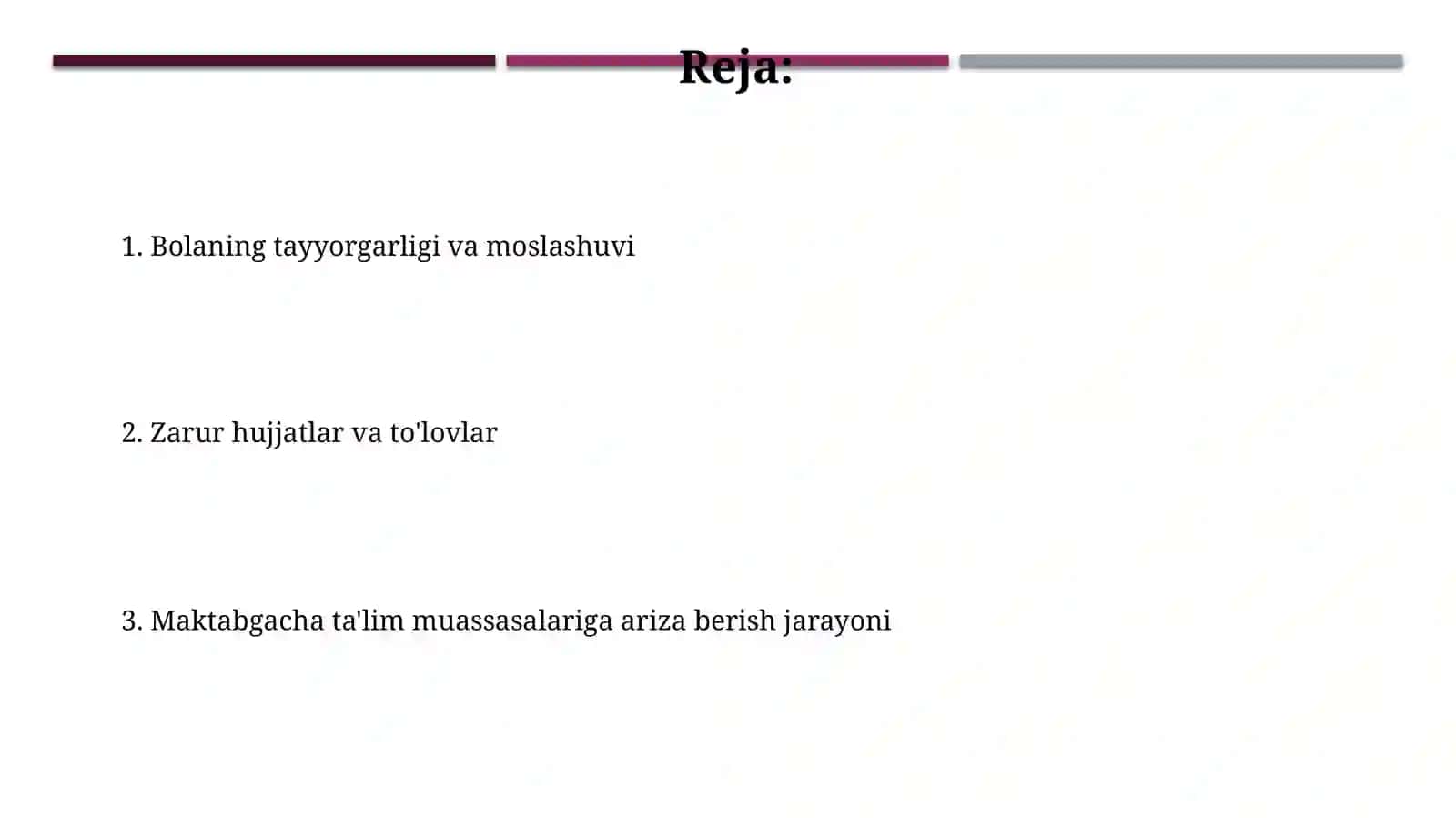 Maktabgacha taʼlim muassasalarida applikatsiya mashgʻulotlari 2