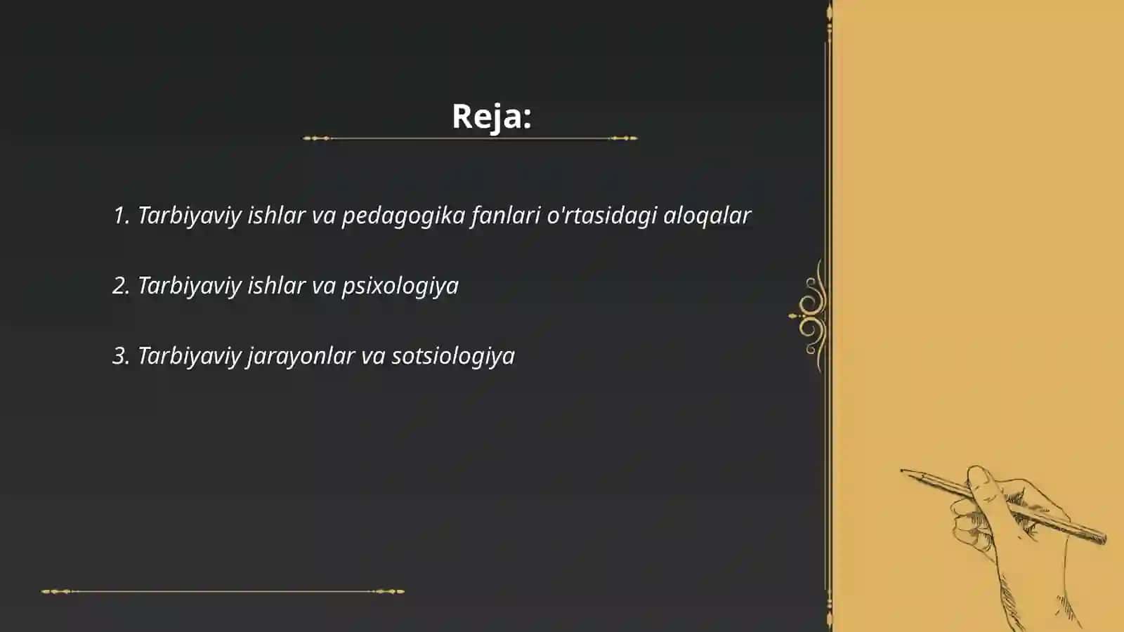 Tarbiyaviy ishlar metodikasi 2