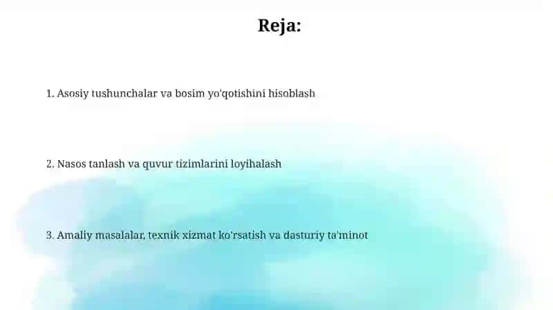 Quvurlarda gidravlik hisoblashning amaliy metodlari 2