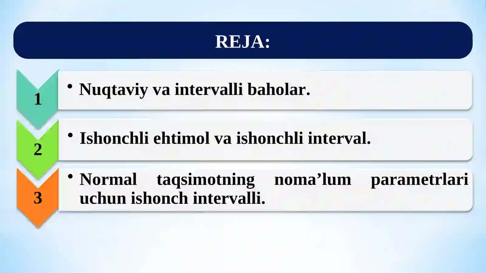 NUQTAVIY VA INTЕRVALLI BAHOLAR 2
