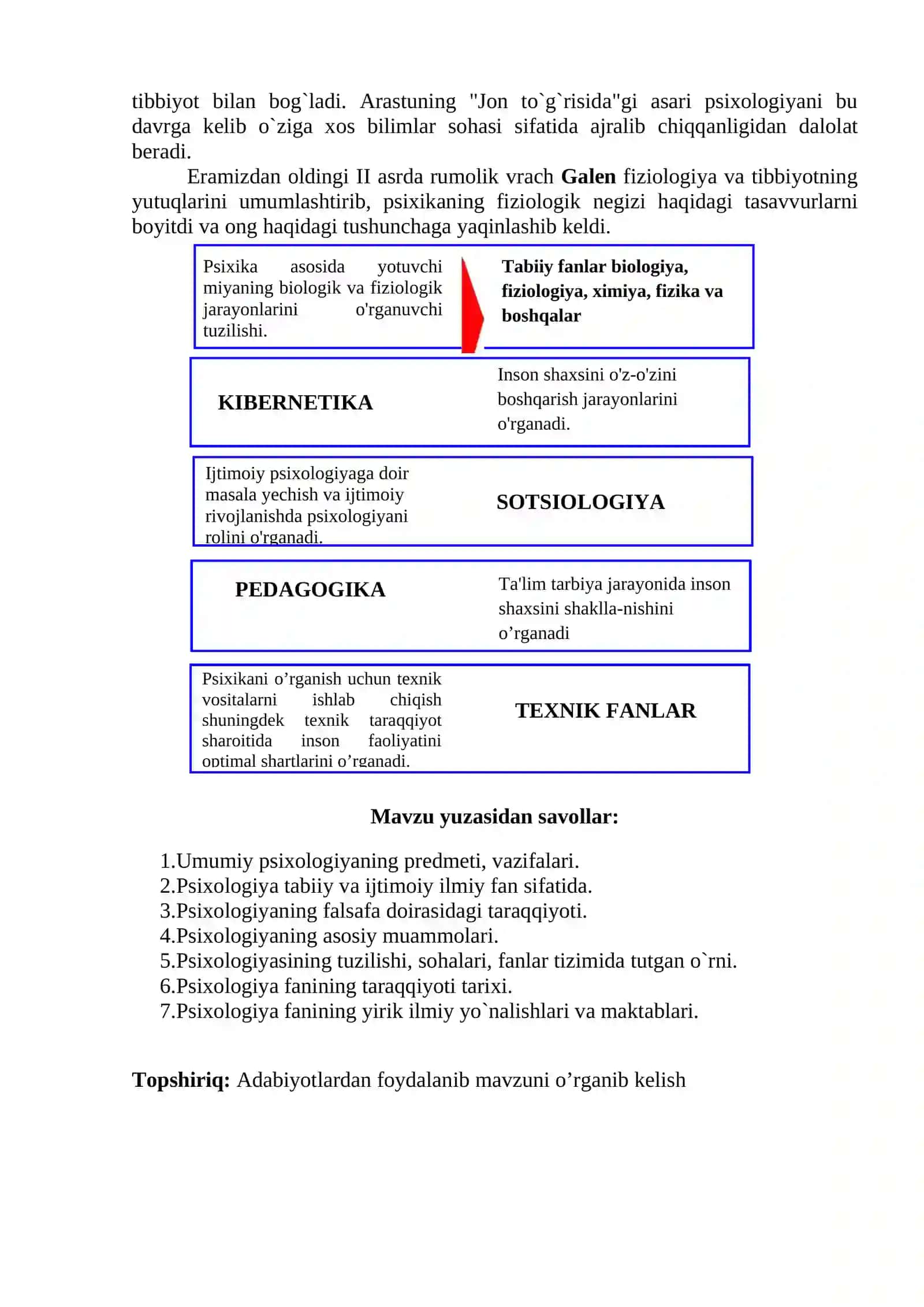 Psixologiya fanining predmeti ilmiy tadqiqot metodlari 2