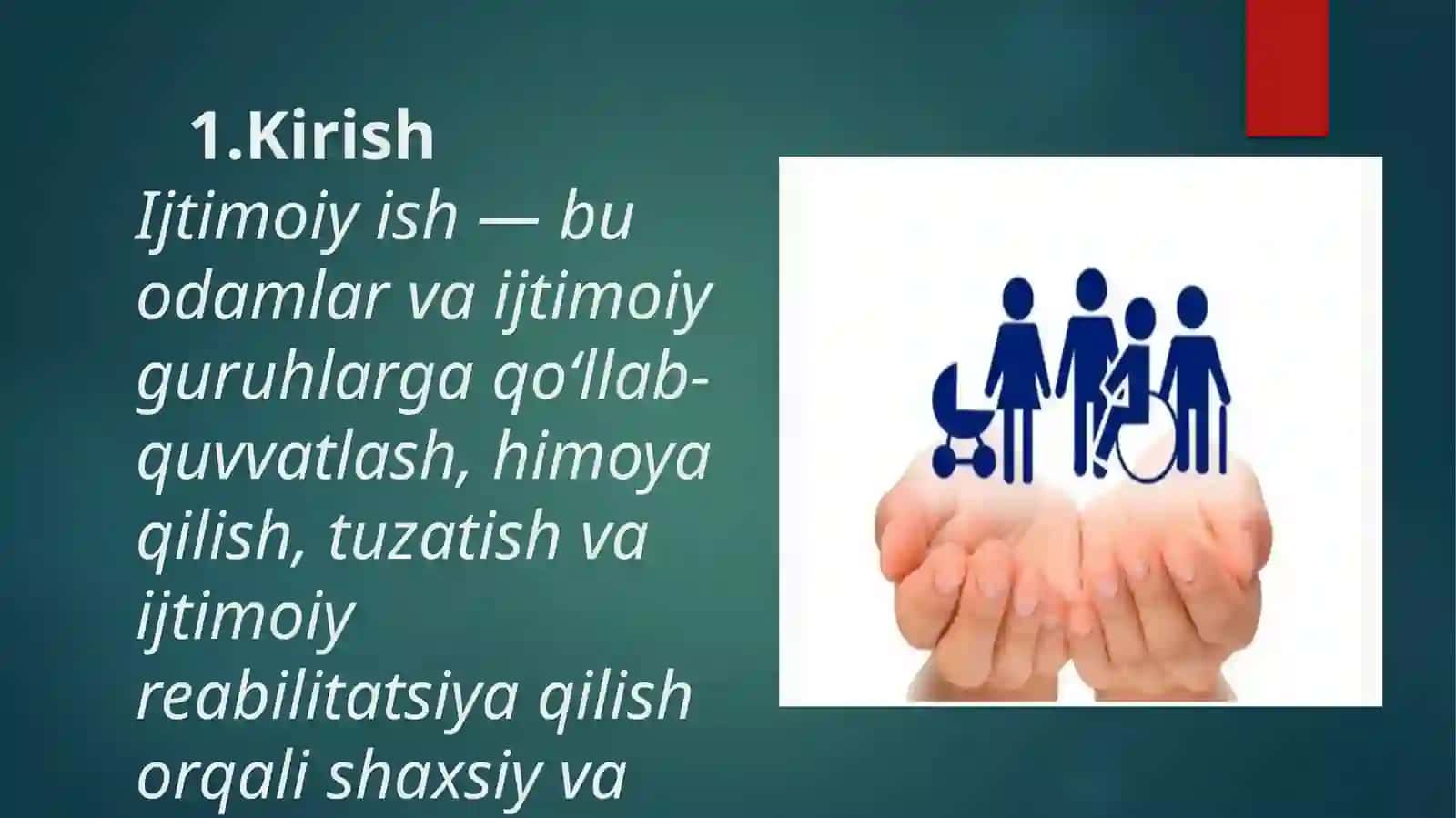 IJTIMOIY ISH MIJOZLARI 2