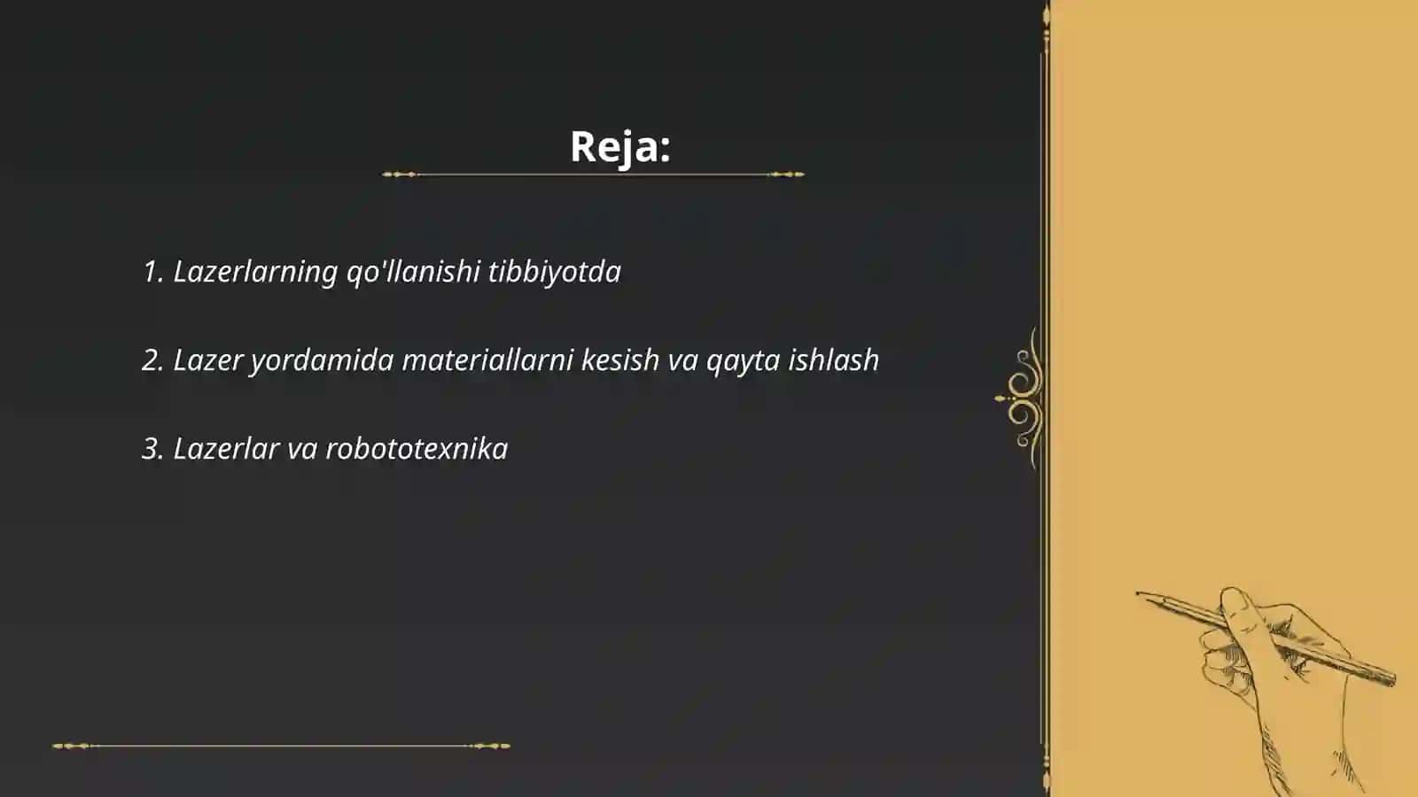 Lazerlarning qo'llanishi tibbiyotda 2