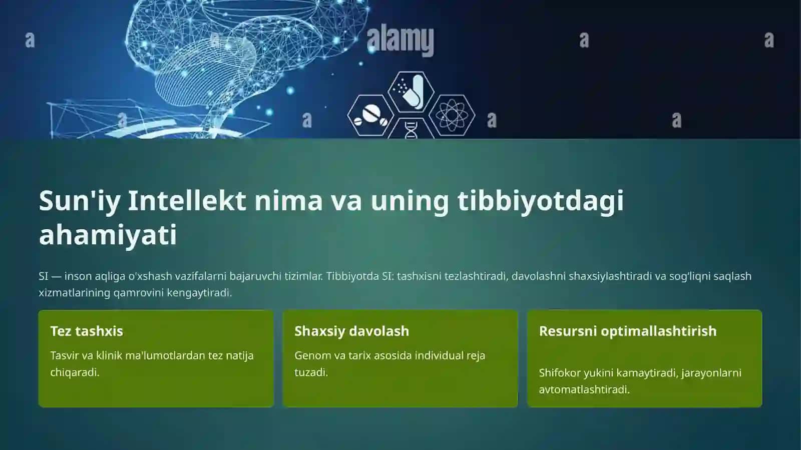 suniy intelektning tibbiyotdagi  tutgan orni 2