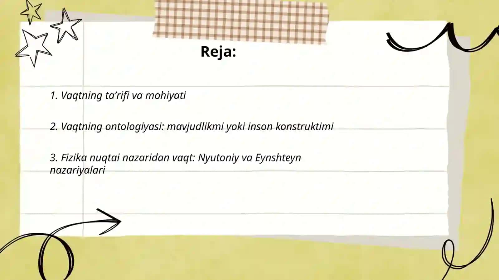 Vaqt bu nima 2