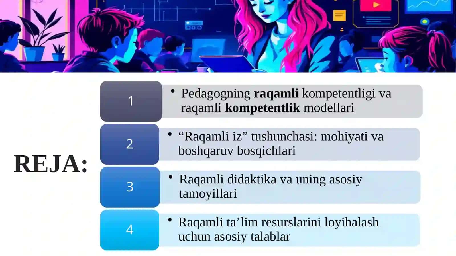 TA’LIM JARAYONINI RAQAMLI TRANSFORMATSIYASI 2