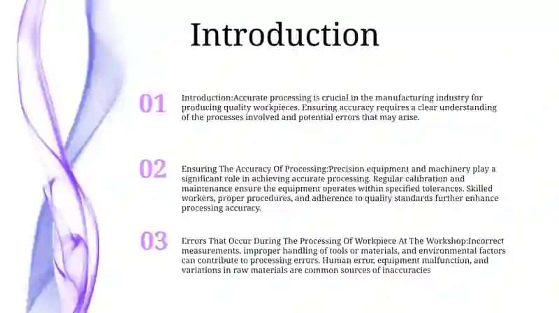 Ensuring The Accuracy Of Processing And Errors That Occur During The Processing Of Workpiece At The Workshop 2