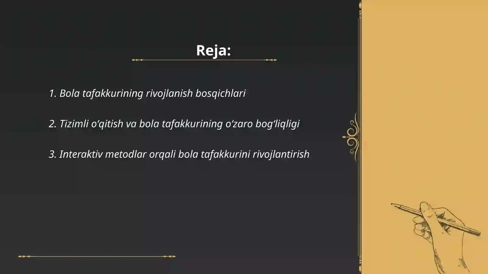 Tizimli oʻqitish jarayonida bola tafakkurining rivojlanishi 2