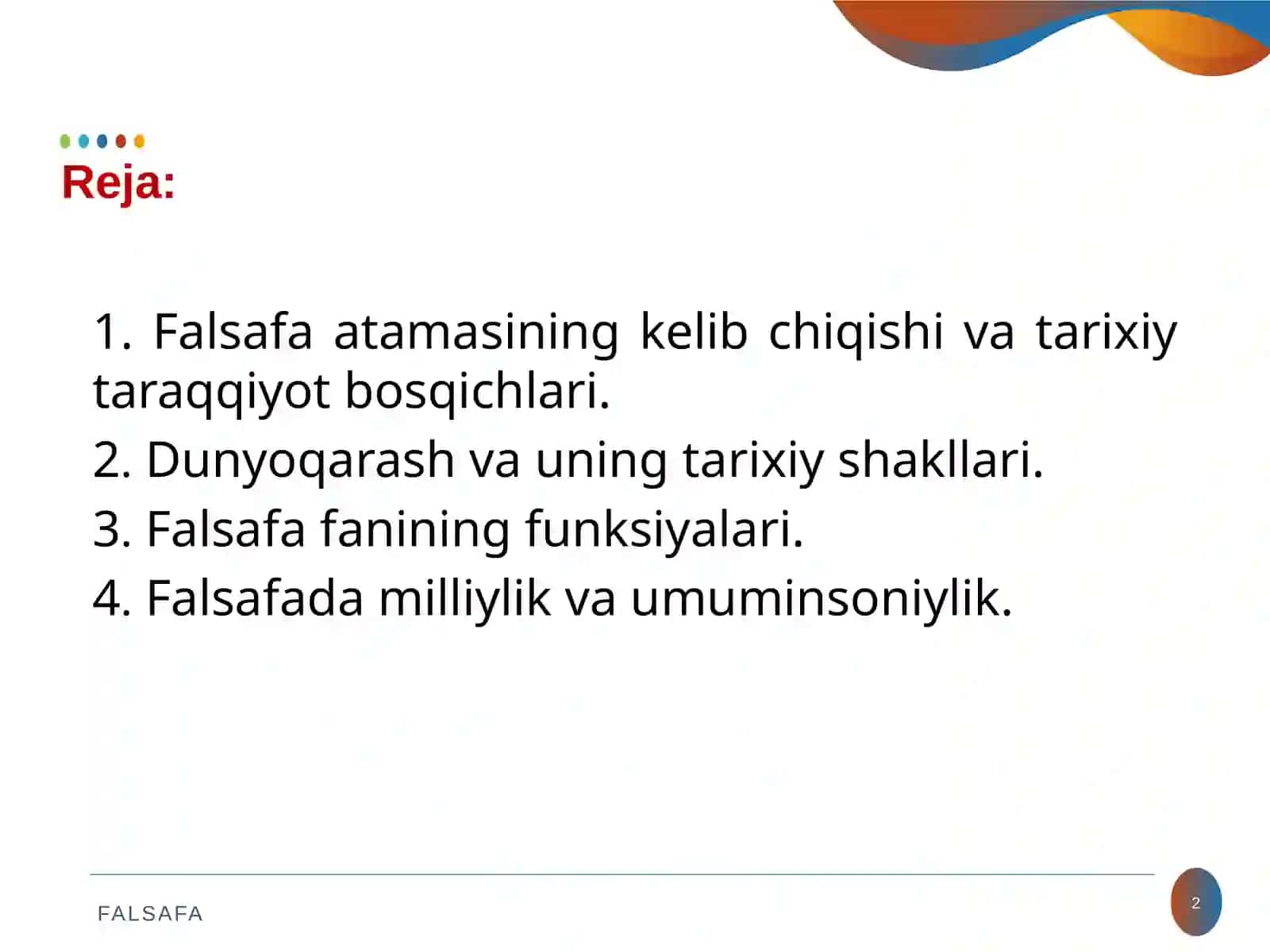 FALSAFANING MOHIYATI VA UNING JAMIYAT HAYOTIDAGI ROLI 2