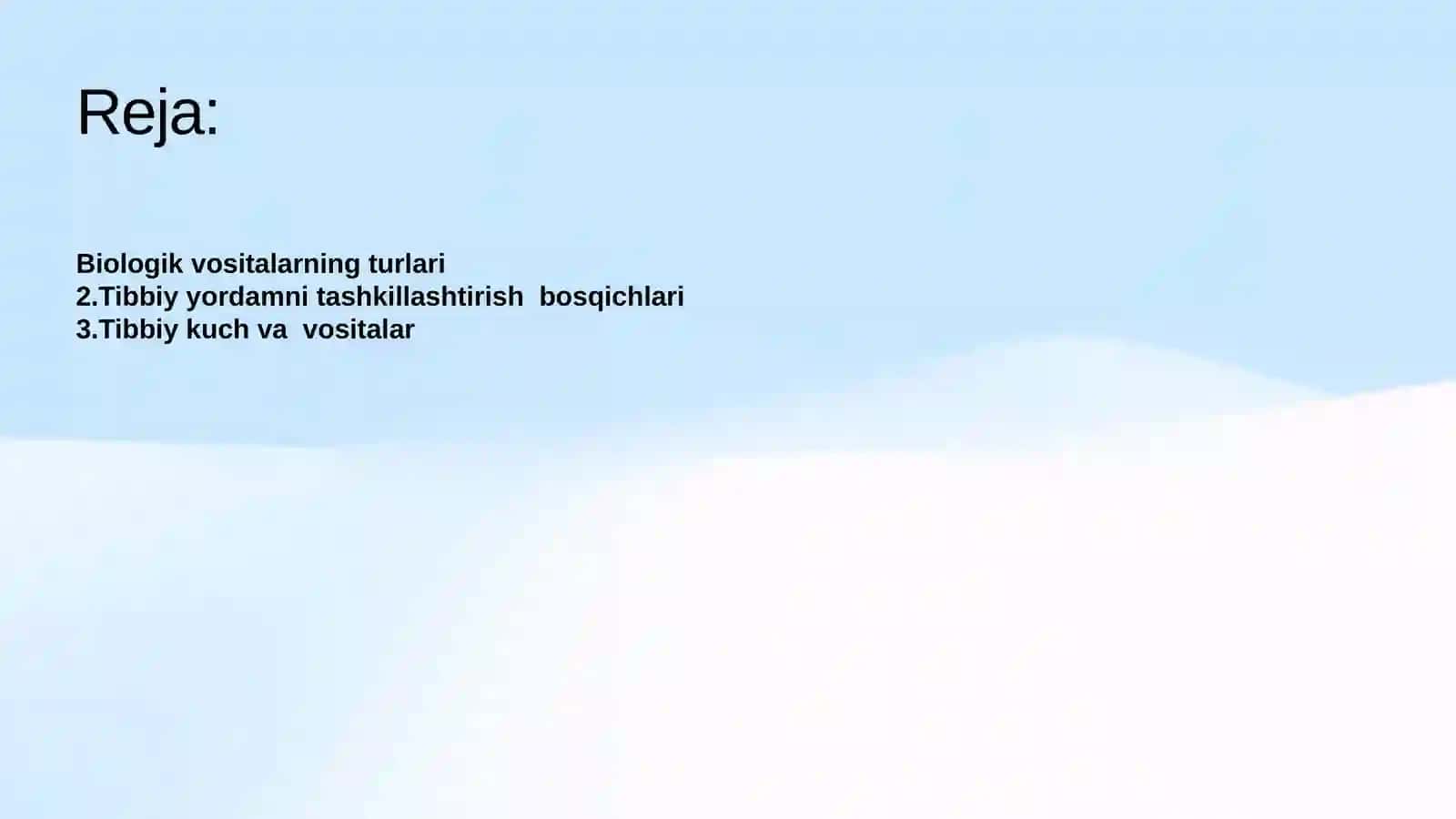 Biologik vositalar bilan zararlanish o‘chog‘ida tibbiy yordamni tashkillashtirish 2