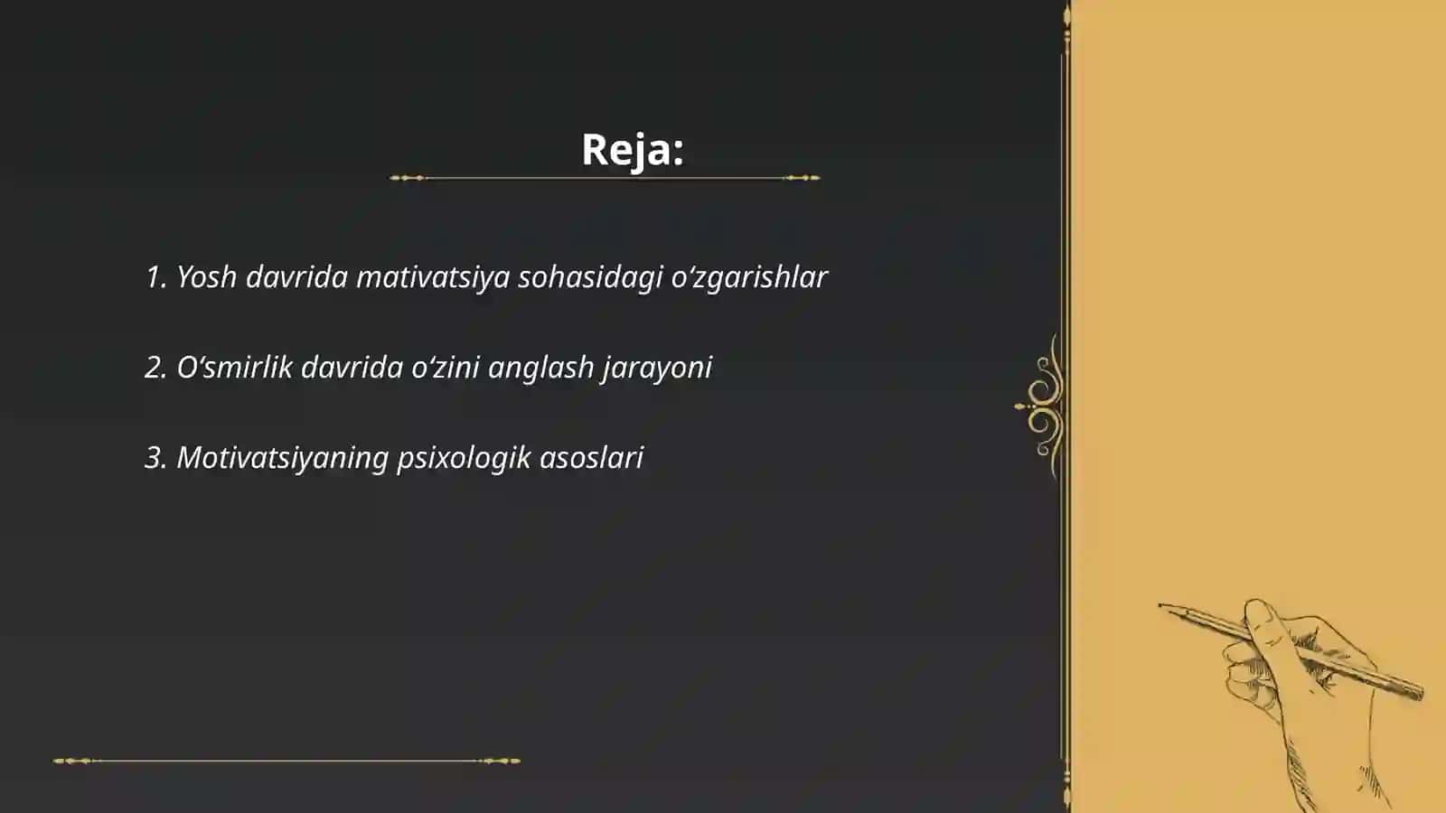 Yosh davrida Mativatsion sohadagi oʻzgarishlar 2