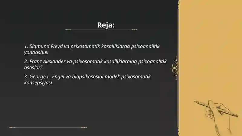 Horijiy olimlarning psixosomatik kasallik haqida fikrlari 2