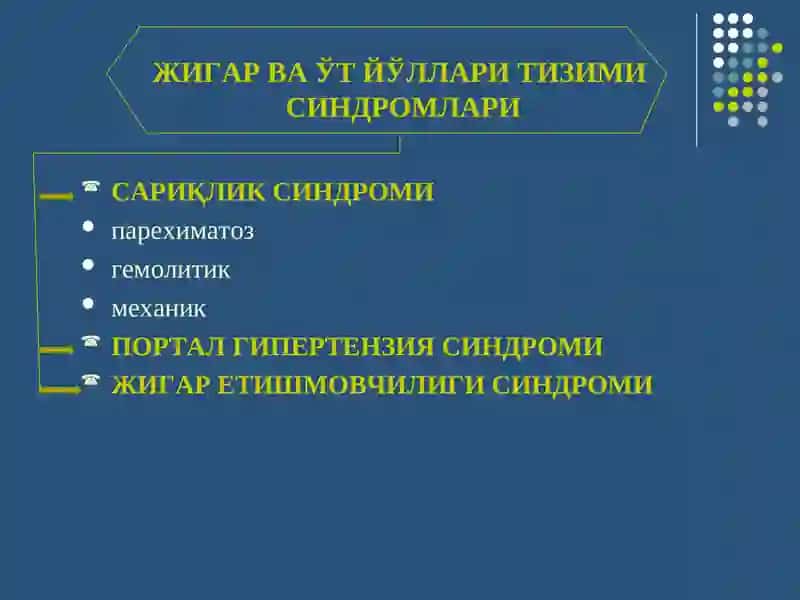 САРИҚЛИК СИНДРОМИ 2