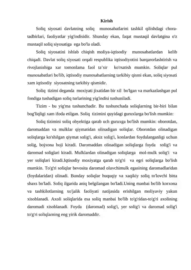 O’zbekiston Respublikasi soliq kodeksi 2