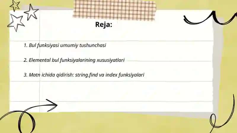 Bul funksiyalari Elemental bul funksiyalari 2