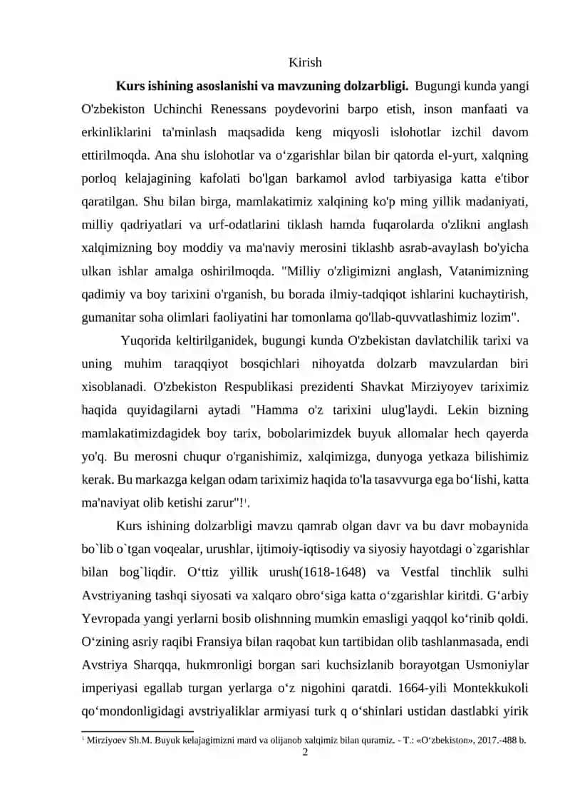 Avstriya Imperiyasida Milliy Masala 17 asrning ikkinchi yarmi 18n asrning boshi 2