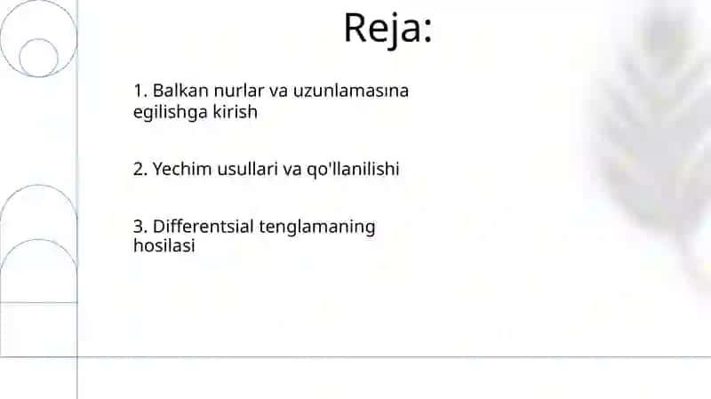 Balkaning boʻylama egilishi masalasining differensial tenglama koʻrinishidagi ifodasi 2
