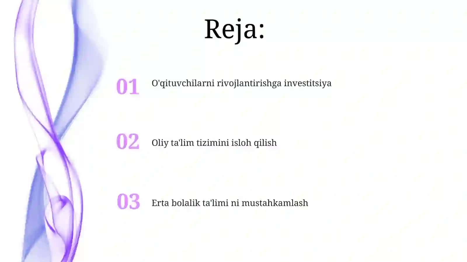Islohotlar baholash tizimi 2