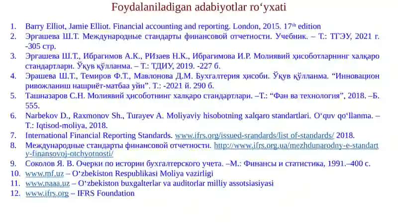 Moliayviy hisobot tuzishda hisob siyosati, hisob baholari va xatoliklar 2