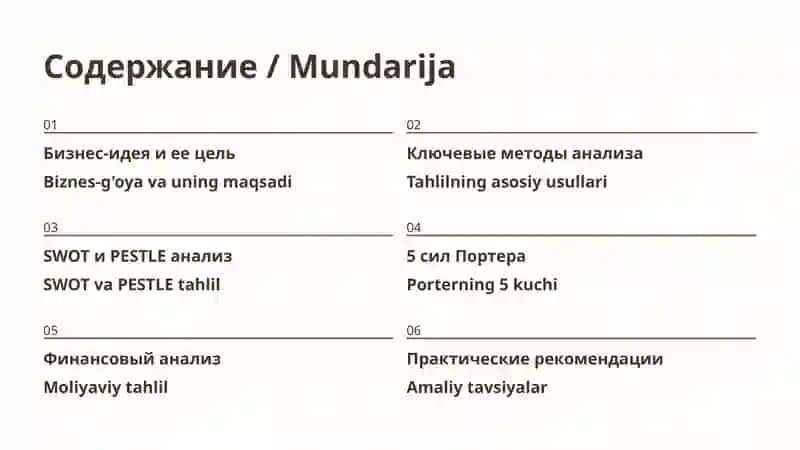 Методы анализа бизнес-идей 2