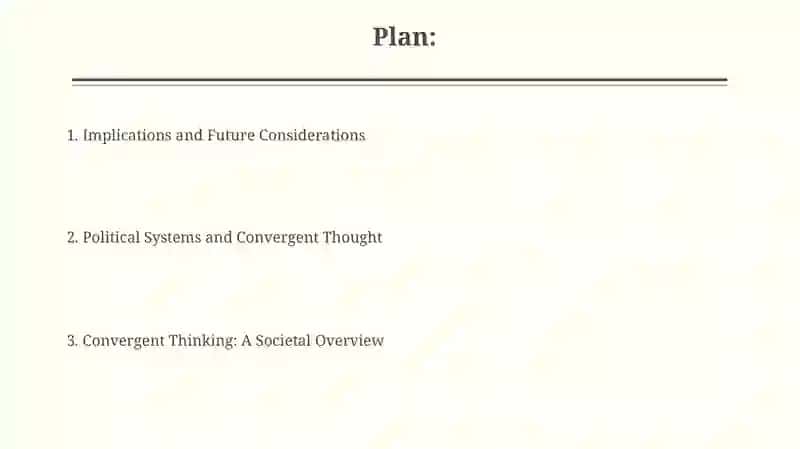 Convergent Thinking in Social Media 2
