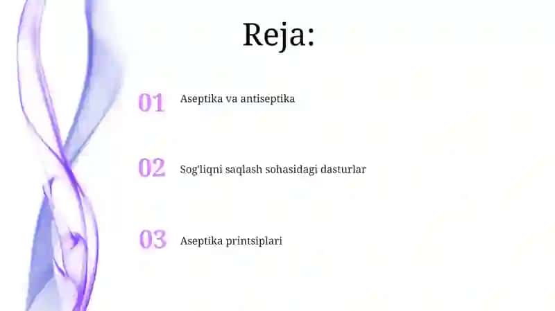Aseptika va antiseptika 2