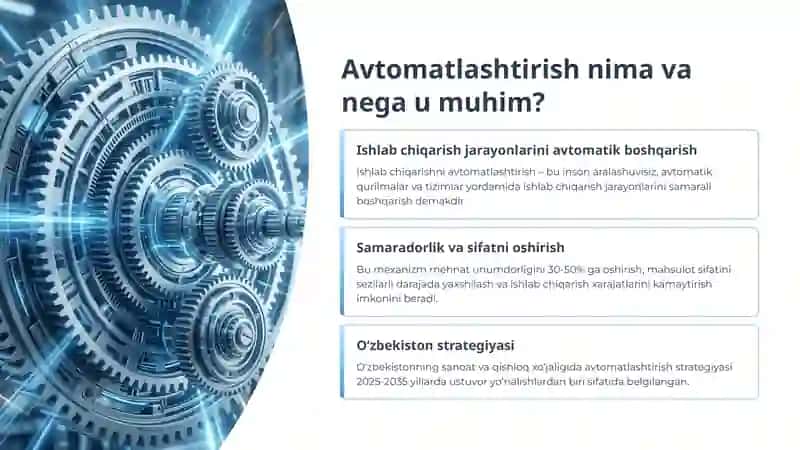 Avtomatlashtirilgan Korxonalar: Kelajak Ishlab Chiqarishi 2