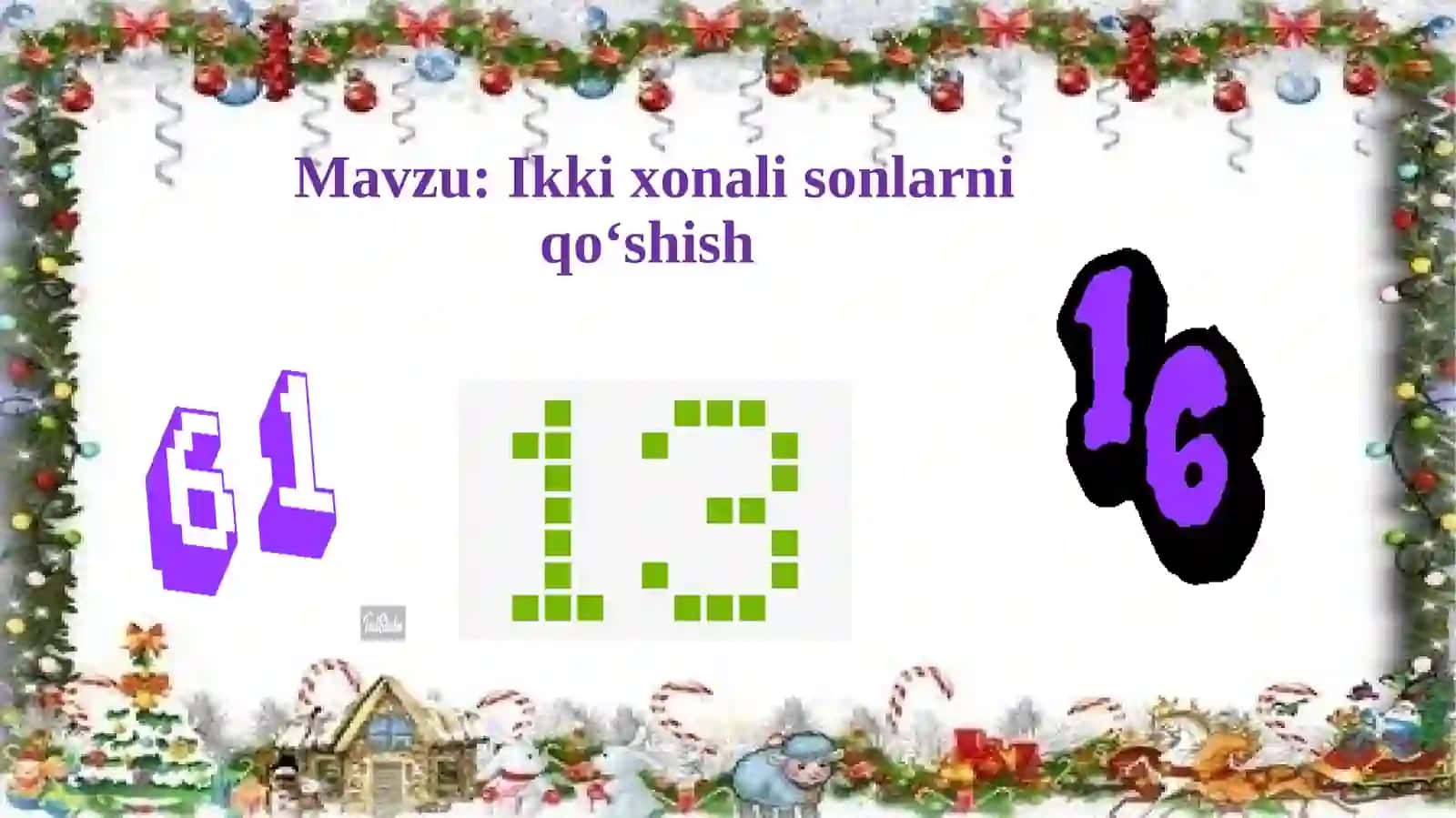 Ikki xonali sonlarni qo‘shish 2