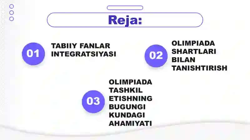 TABIIY FANDAN OLIMPIADALAR TASHKIL ETISH USULLARI 2