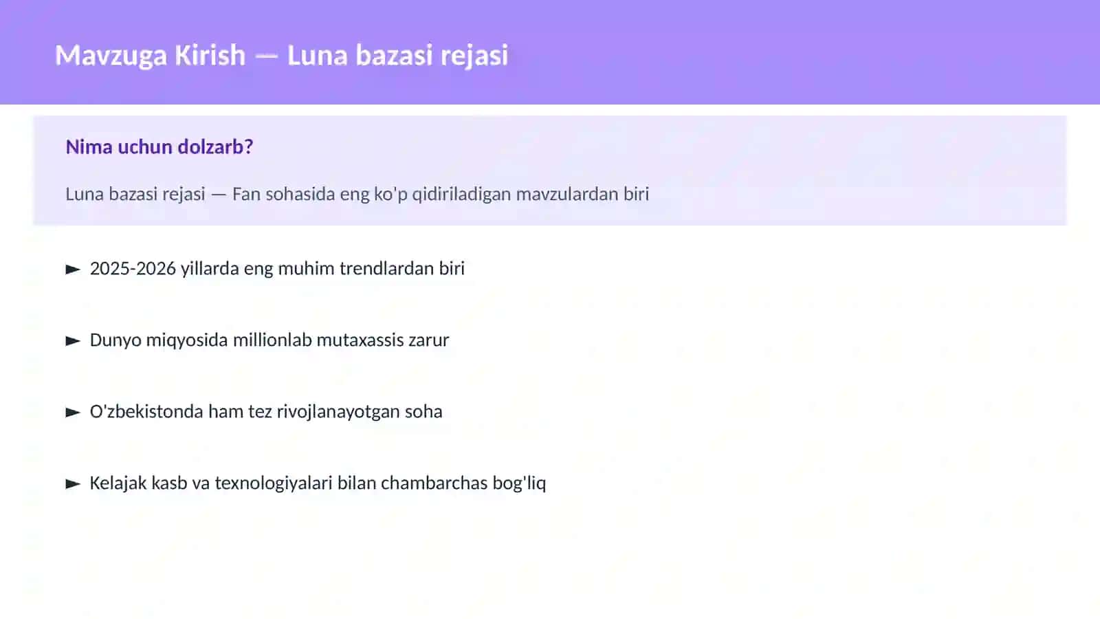 Luna bazasi rejasi 2