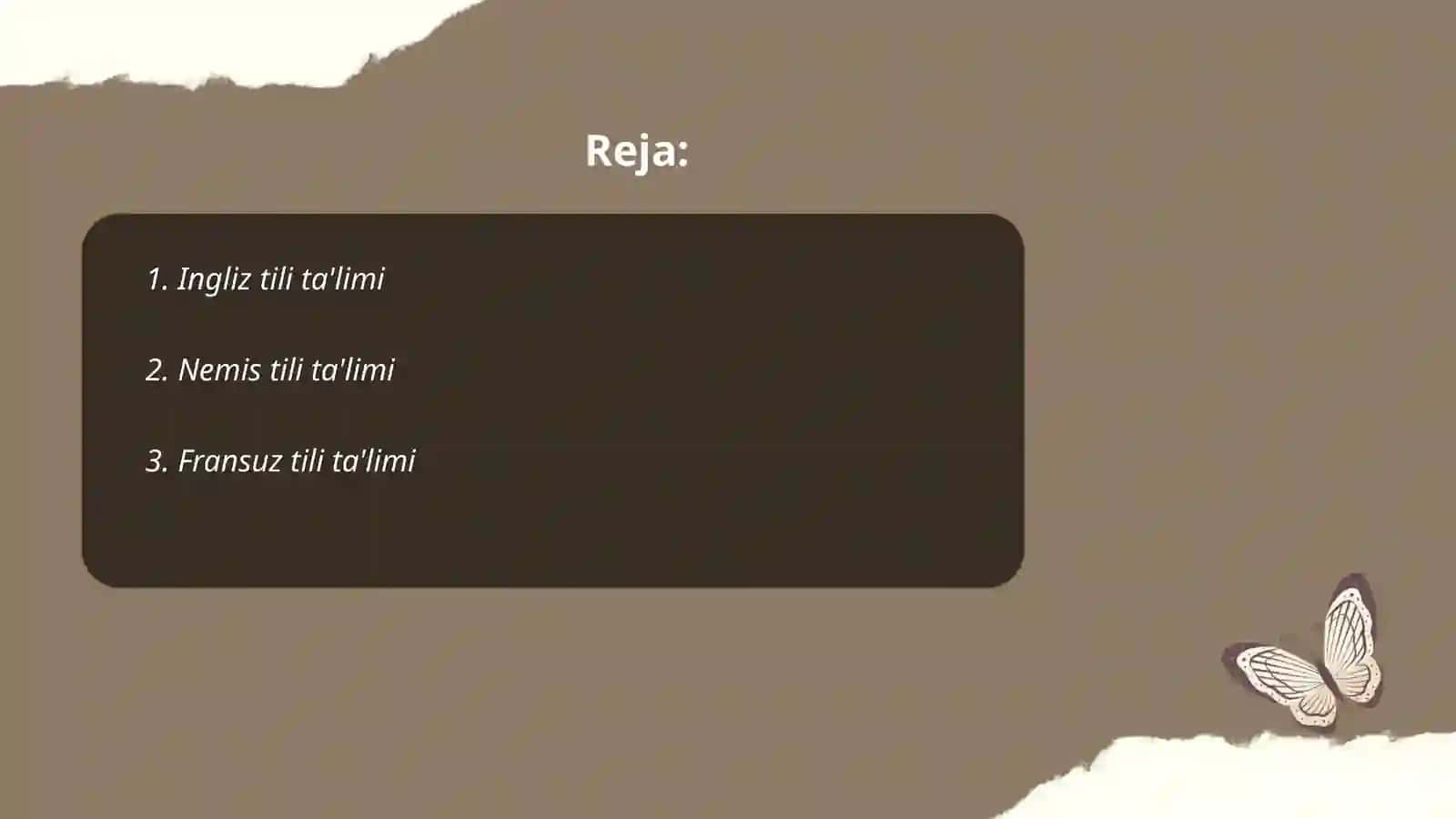 Ingliz tili ta'limi 2