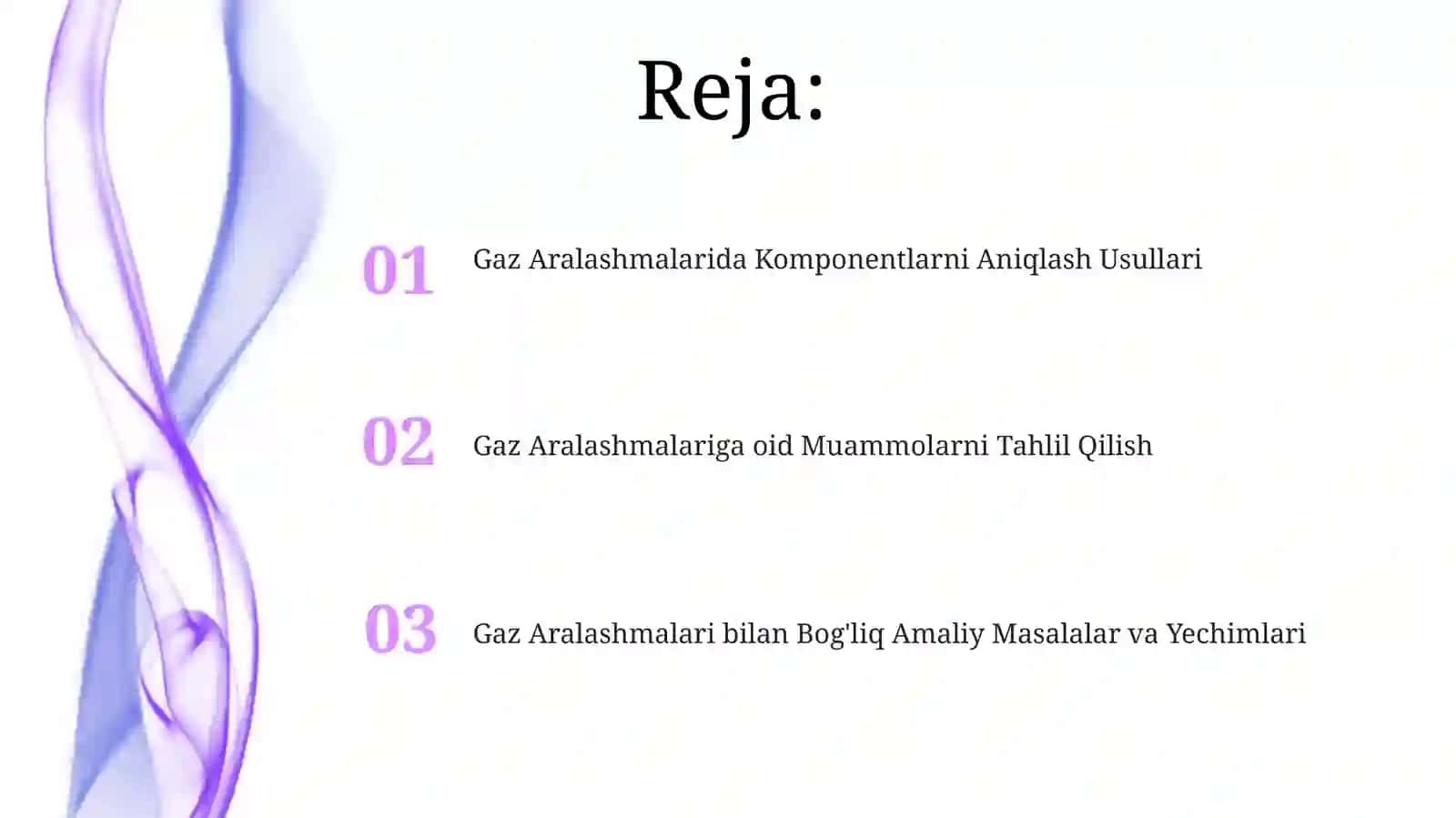 Gazlar aralashmalariga oid masalalar yechish 2