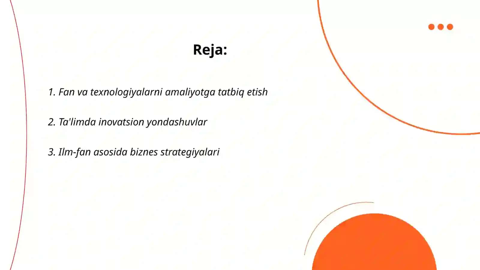 Bilimni amaliyotda qo’llash bo’yicha tavsiyalar 2