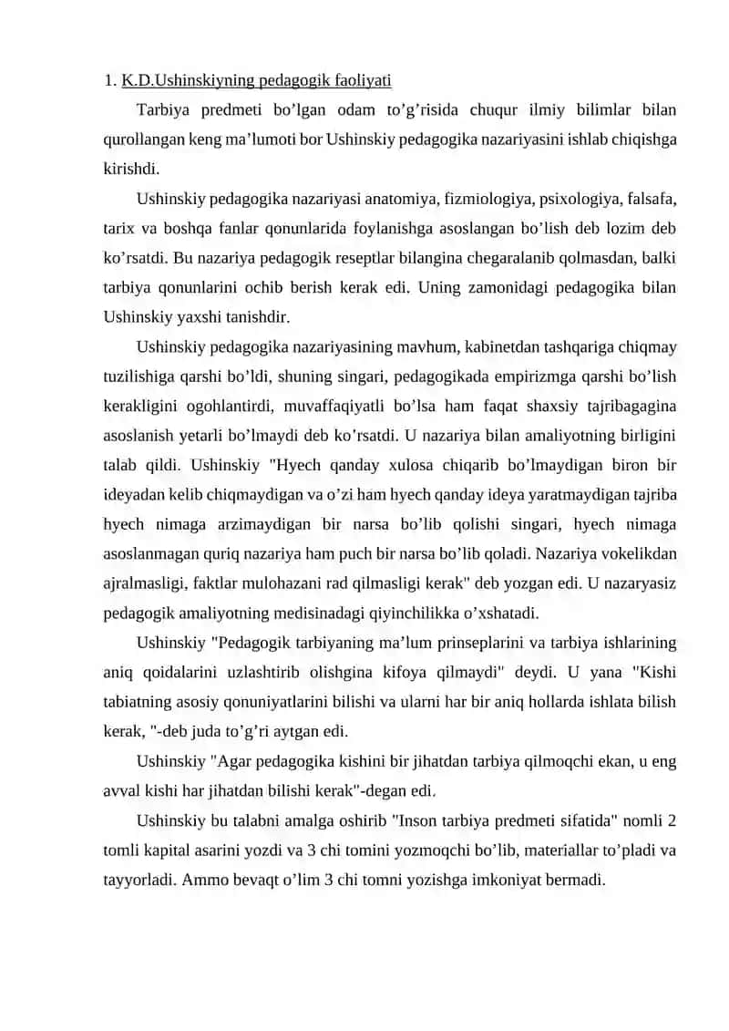 XX ASR BOSHLARIDA JAHON PEDAGOGIKASIDA ASOSIY PEDAGOGIK OQIMLAR 2