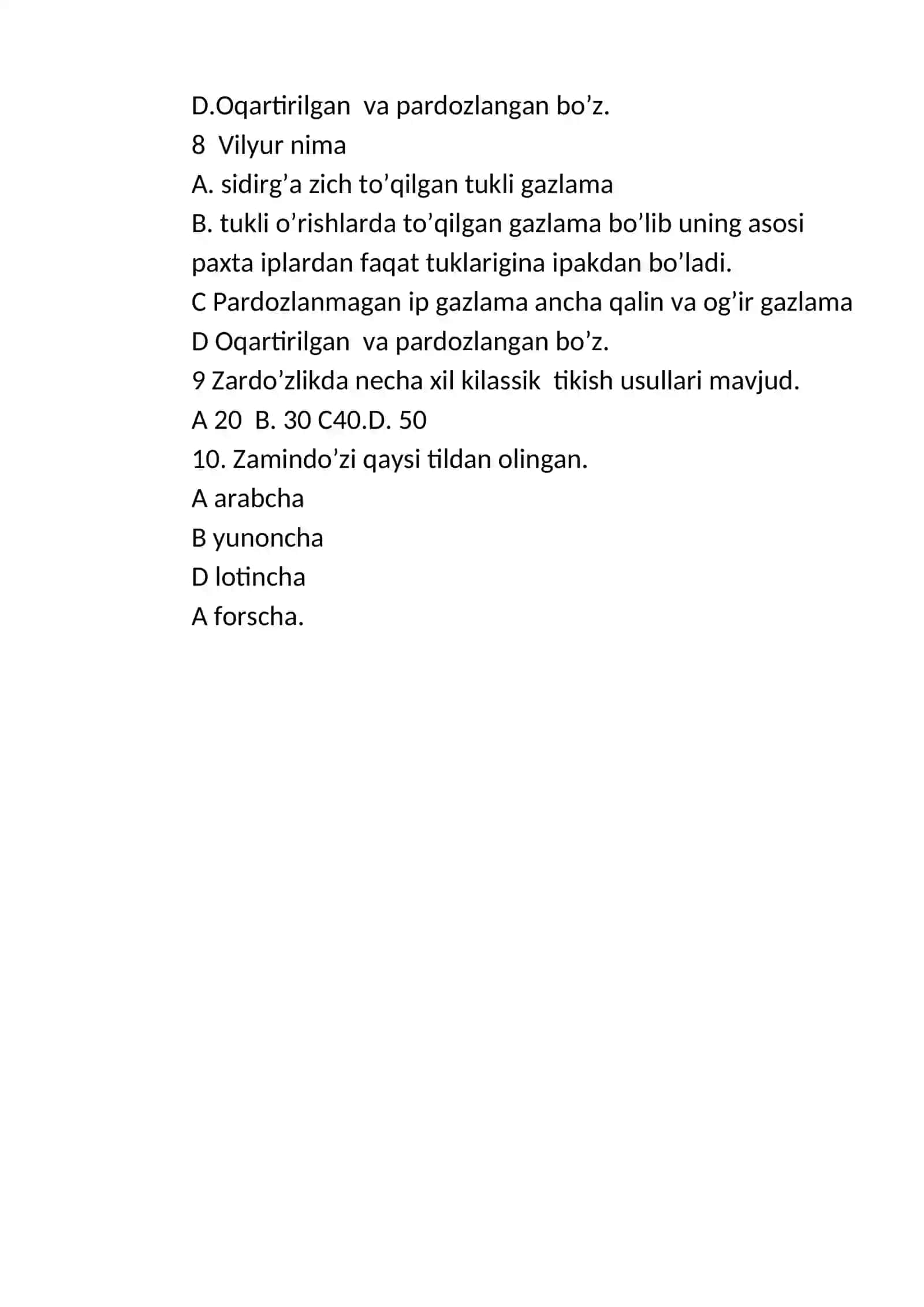 Zardo’zlik 2