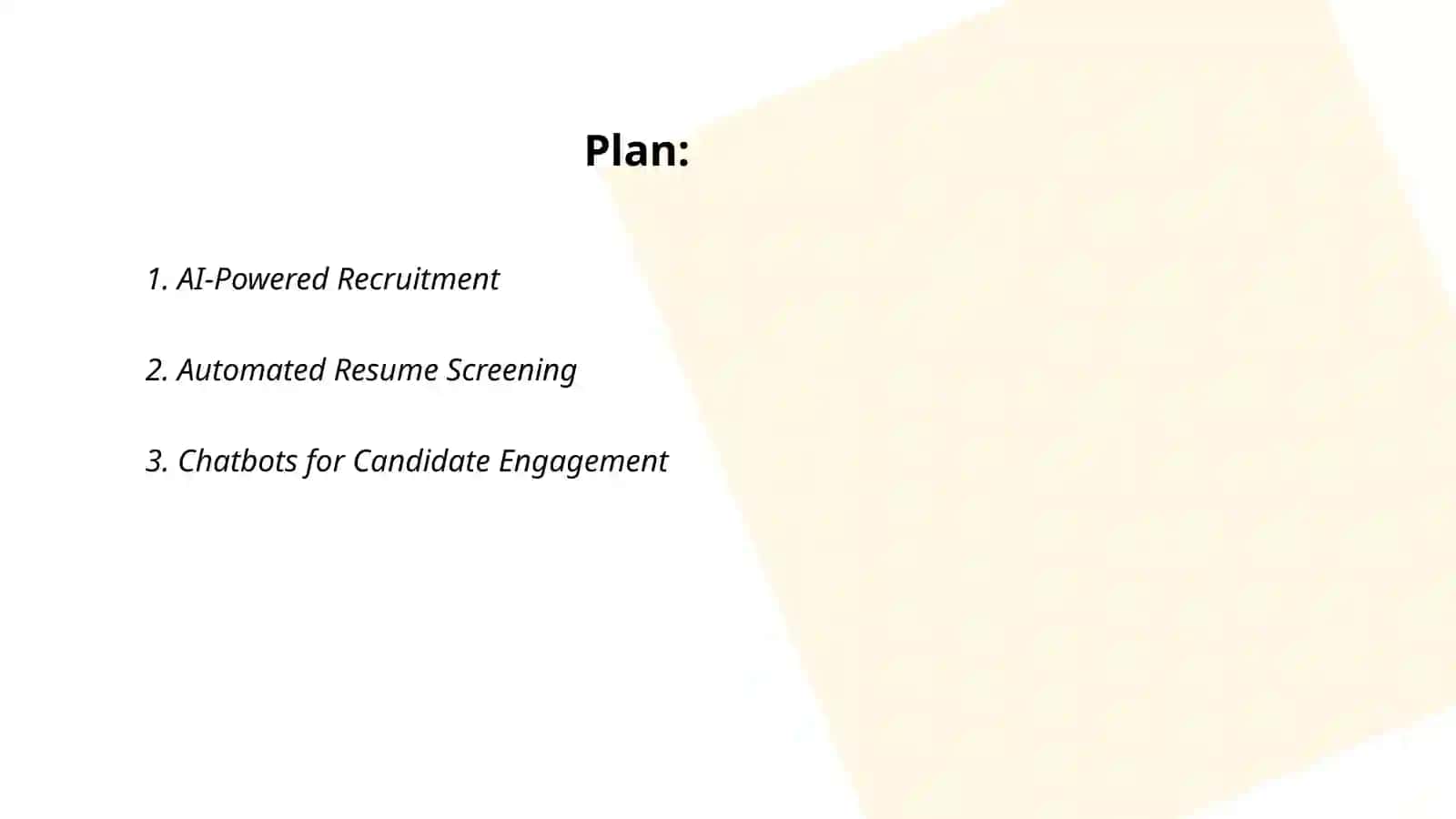 How can we use AI in human resource department and what are the challenges? 2