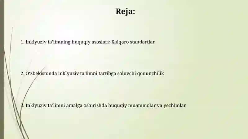 Inkilyuziv taʼlimning huquqiy asoslari 2