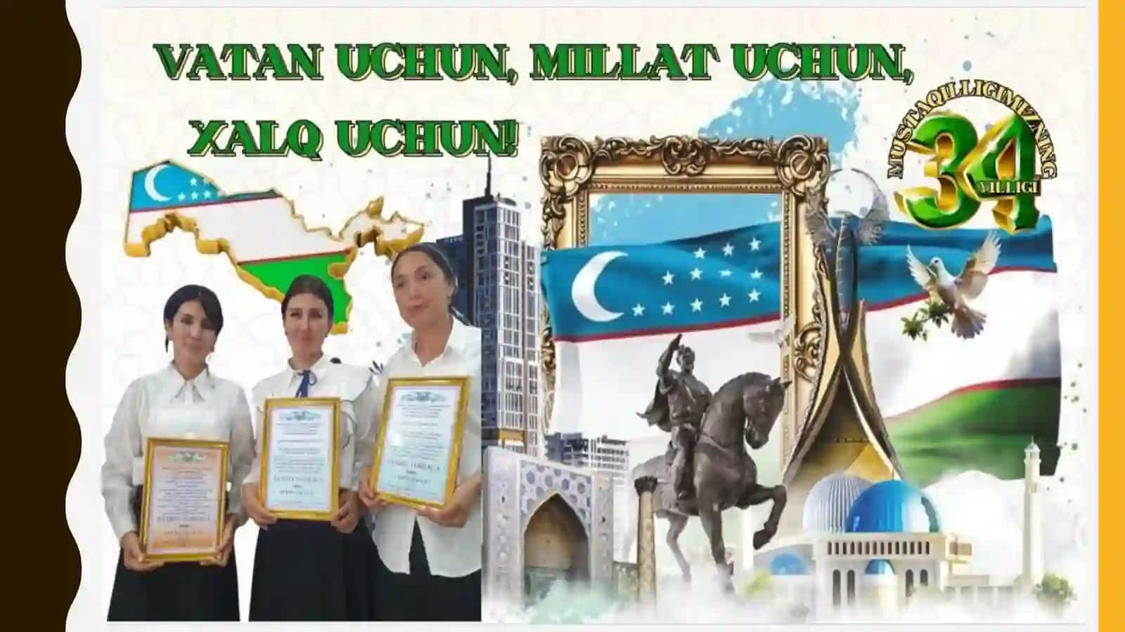 Mustaqillik darsi uchun taqdimoti 2