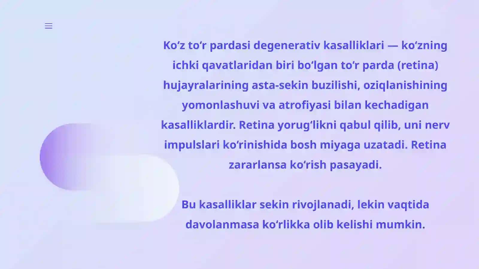 Ko‘z to‘r pardasi degenerativ kasalliklari 2