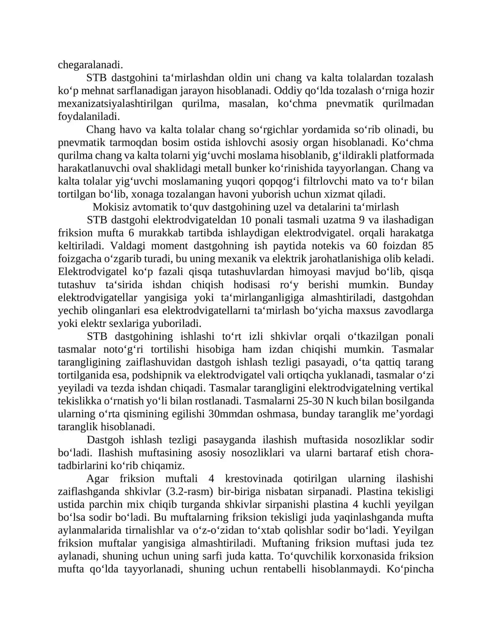To‘quv mashinalari mexanizmlarida ishqalanishni o‘lchash 2