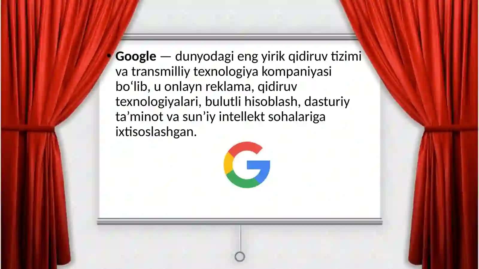 Dunyodagi yirik elektron ma’lumotlar bazasi va undan foydalanish imkoniyatlari 2
