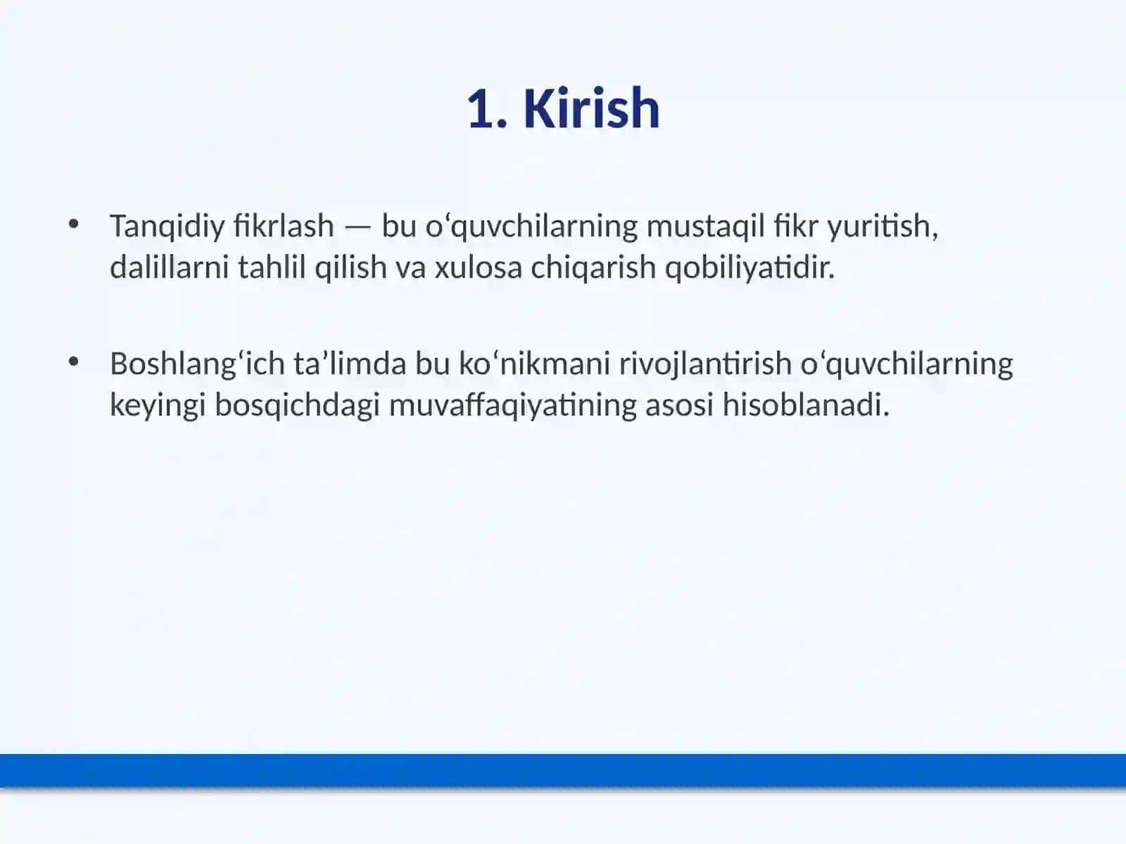 Boshlang'ichsinflardamatnbilanishlashorqalitanqidiyfikrnirivojlantirish 2