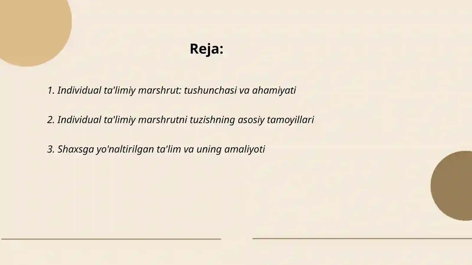 Individual ta'limiy marshrut: tuzish tamoyillari, mutaxassislar jamoasi 2