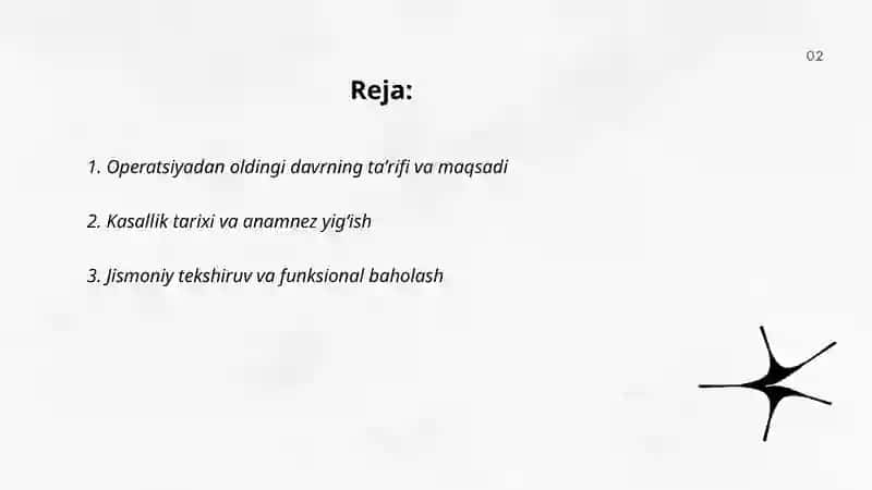 Operatsiya dan oldingi davr 2