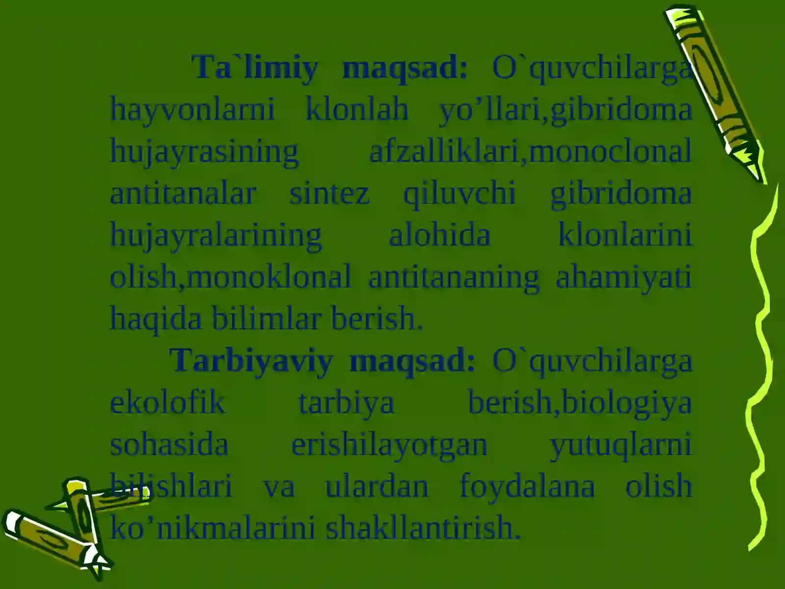 HUJAYRA INJENERIYASI ASOSIDA HAYVONLAR IRSIYATINI O’ZGARTIRISH.GIBRIDOMA 2