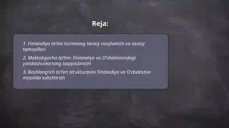 Finlandiya ta'lim tizimi va uning afzalliklari 2